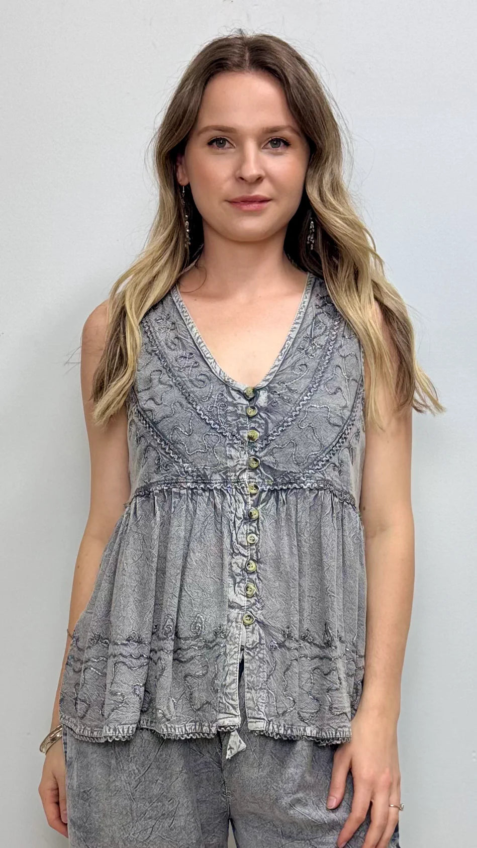 Daisy Button Up Blouse