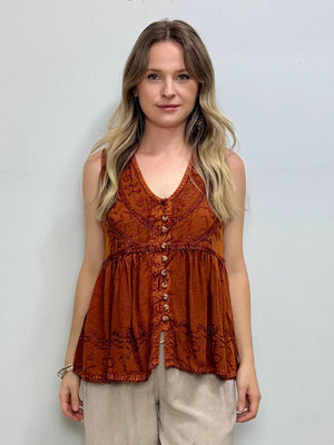 Daisy Button Up Blouse