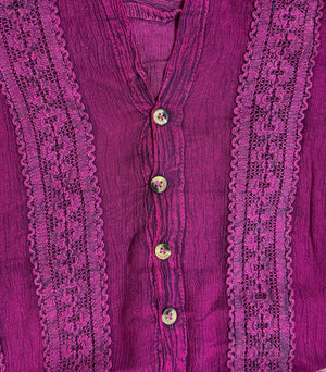 Boheme Button Up Top Rustic