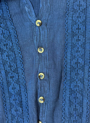 Boheme Button Up Top Rustic