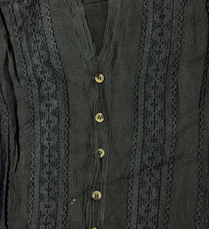 Boheme Button Up Top Rustic