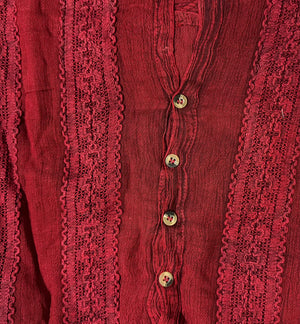 Boheme Button Up Top Rustic