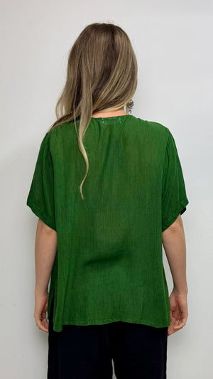 Boheme Button Up Top Rustic