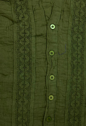 Boheme Cotton Button Up Top