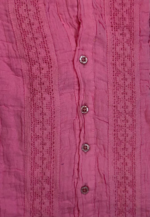 Boheme Cotton Button Up Top