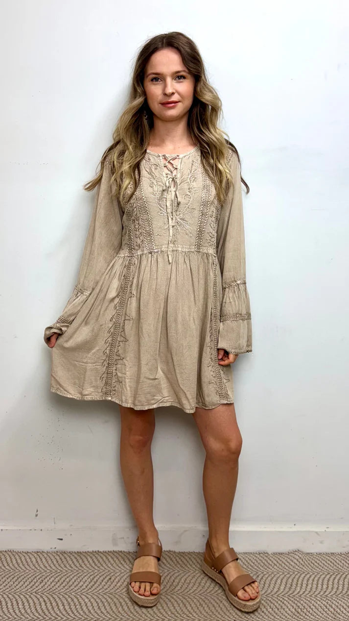 Blossom Stonewash L/S Top