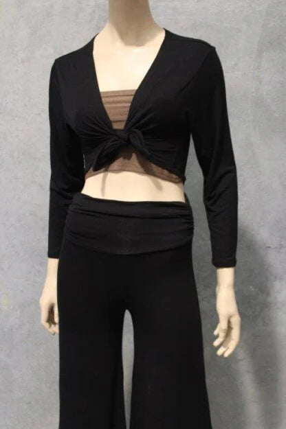 MAMA SVIT CROPPED JERSEY JACKET