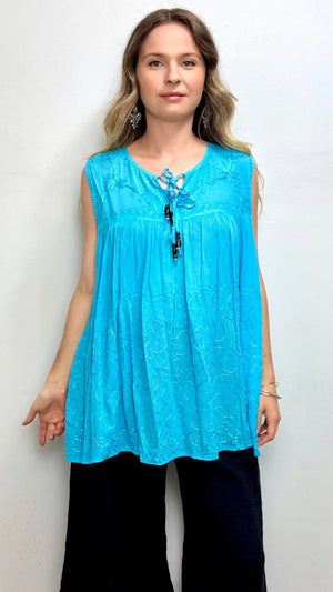 Shangrila Florence Sleeveless Plain Singlet