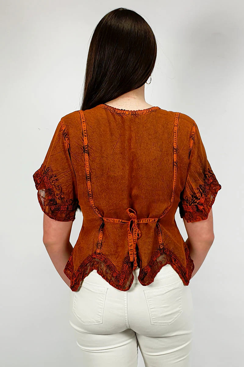 Shakira Stonewash Top