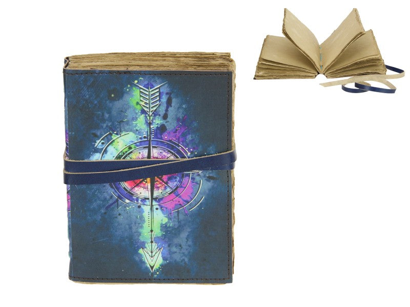 Compass Leather Printed Journal