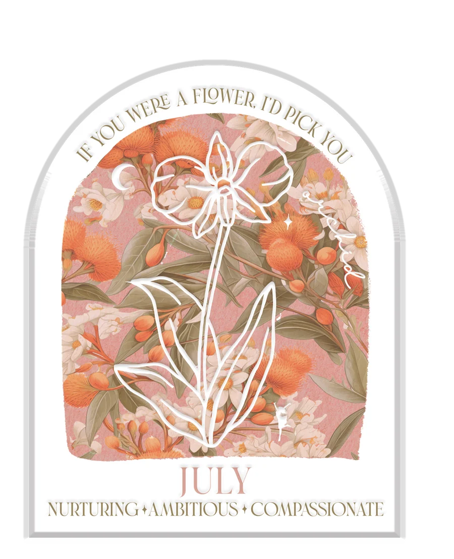 Native Flower Birth Month Plaques