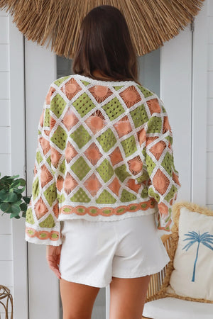 #Coastal Sun Crochet Jumper