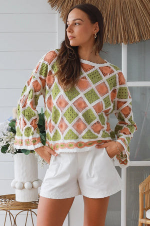#Coastal Sun Crochet Jumper