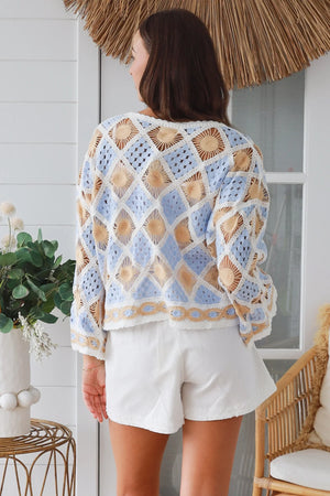 #Coastal Sun Crochet Jumper