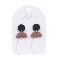 Black & White Tones Kiki Earrings