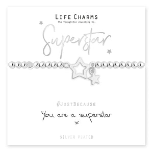 Affirmation Life Charm Bracelet