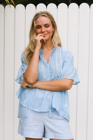 Erin Baby Doll Boho Lace Top