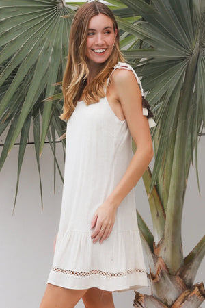 #Trixie Tie Strap A-line Mini Dress
