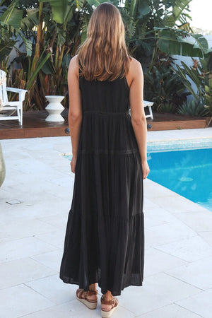 Cleo Lace Trim Maxi Dress
