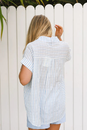 Coastal Vibes Striped Blouse