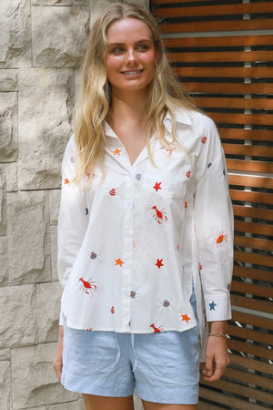 Under The Sea Button Up Shirt