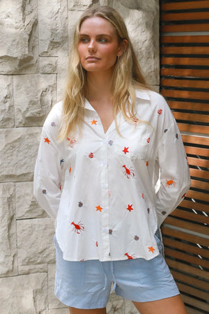 Under The Sea Button Up Shirt