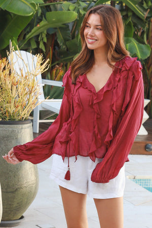Shirley Ruffled Top