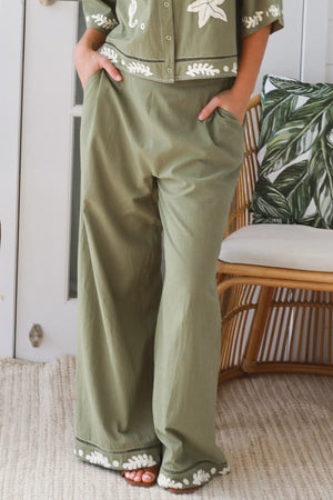 #Saskia Seaside Shirt & Pants Coordinate Set