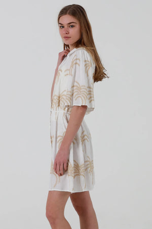 Oakley Button Up Mini Dress