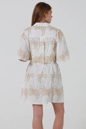 Oakley Button Up Mini Dress