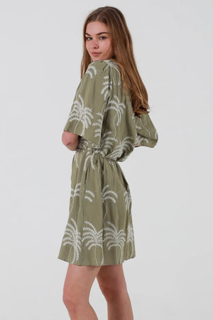 Oakley Button Up Mini Dress