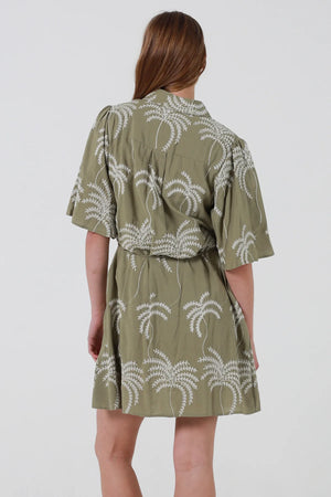 Oakley Button Up Mini Dress