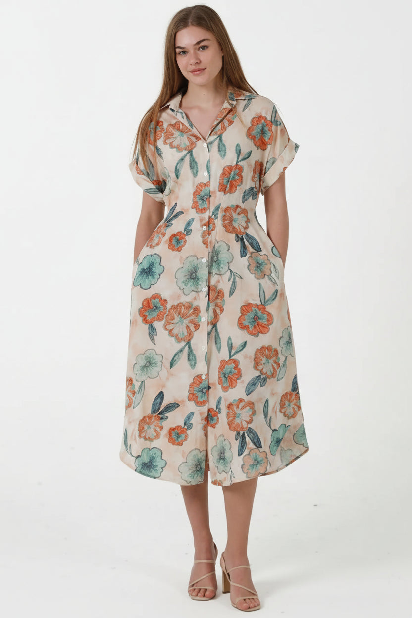 Ziggy Button Up Maxi Dress