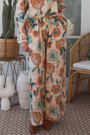 Ziggy Wide Leg Floral Pants