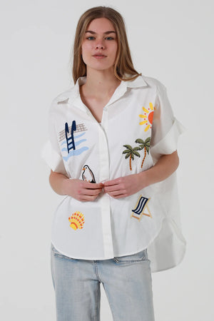 Summer Days Button Up Shirt