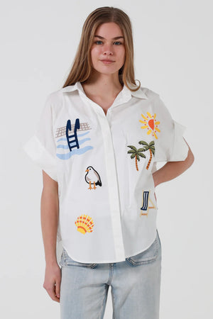 Summer Days Button Up Shirt