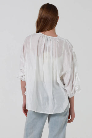 Shirley Ruffled Button Up Blouse