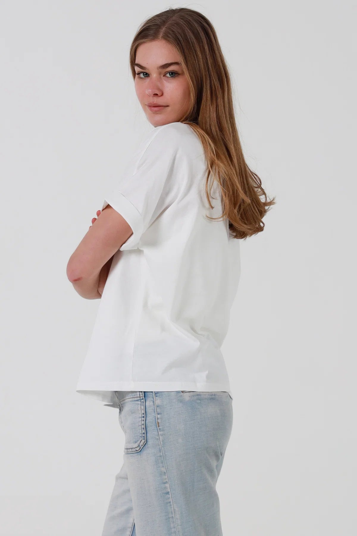Poppy Embroidered Summer Tee