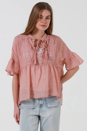 Primrose Daisy Babydoll Blouse