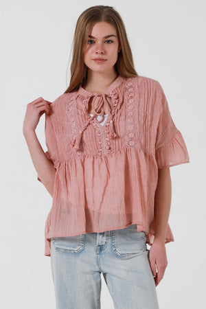 Primrose Daisy Babydoll Blouse