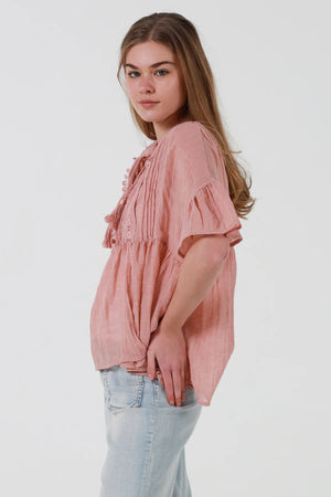Primrose Daisy Babydoll Blouse