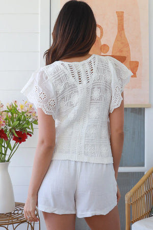 Crochet Lace Top LY0180/1/2