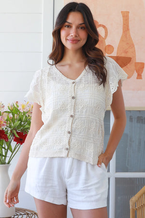 Crochet Lace Top LY0180/1/2