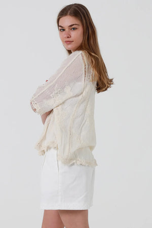 Ivy Bohemian Crochet Blouse