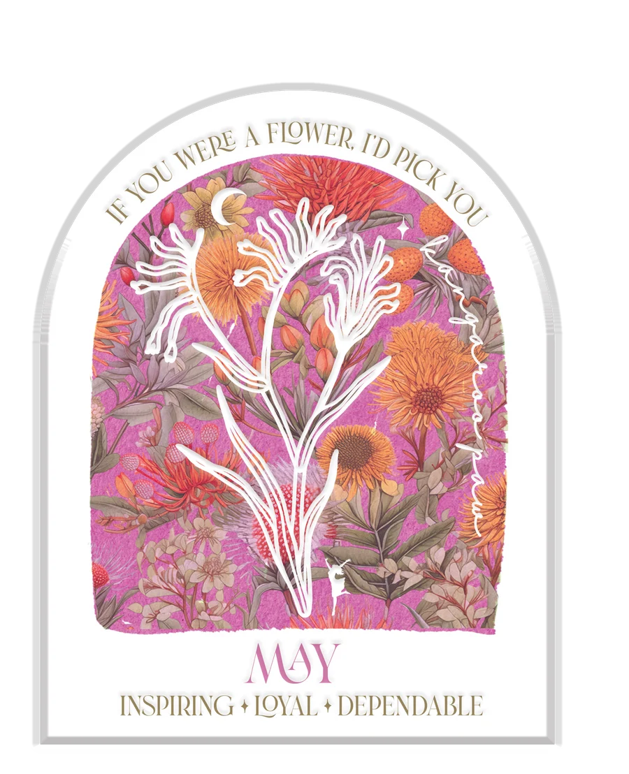 Native Flower Birth Month Plaques