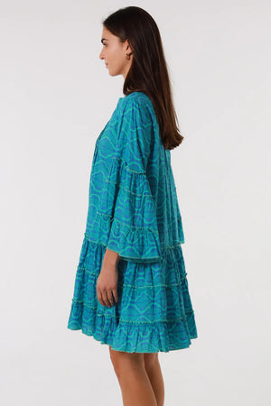GRETCHEN 100% COTTON MINI DRESS