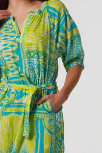 PITCHER MIDI DRESS WITH BELT