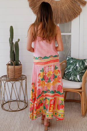 Sarah Maxi Skirt with Bottom Frill