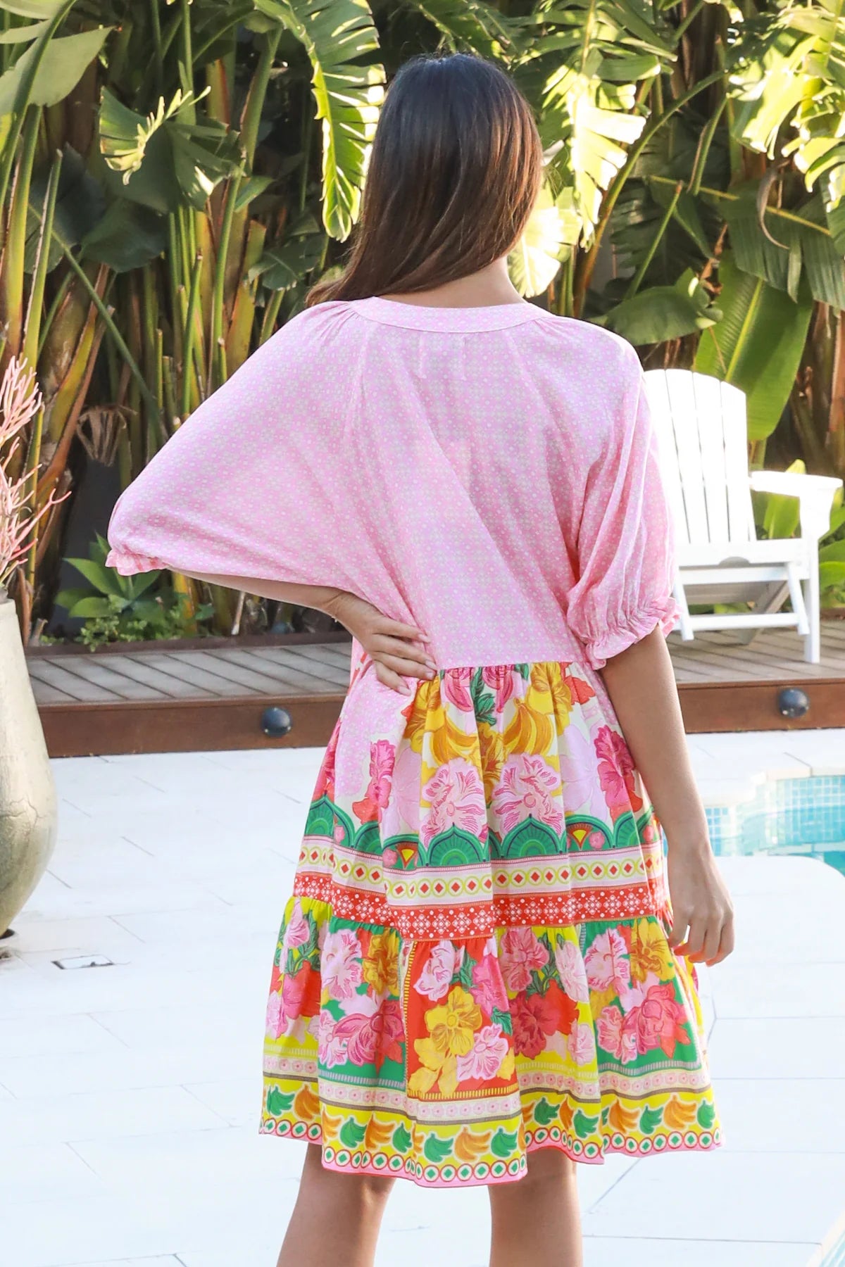 Sara Baby Doll Style Mini Dress