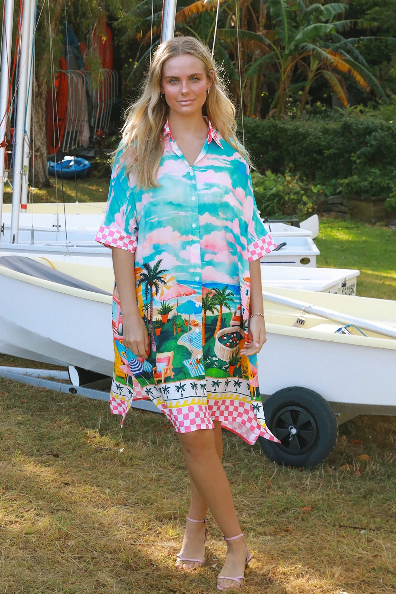 Nyla Mini Shirt Dress